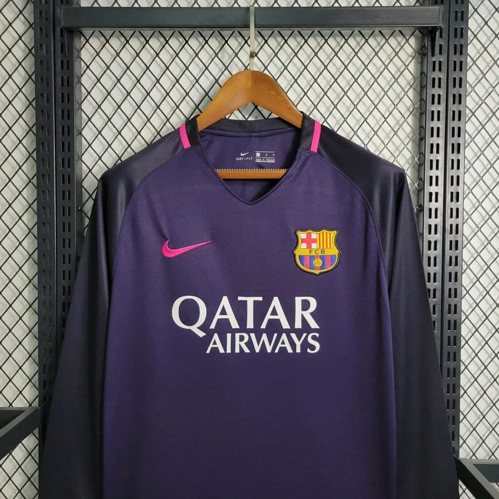 Maillot Rétro Barcelone Extérieur Manches Longues 2016/2017
