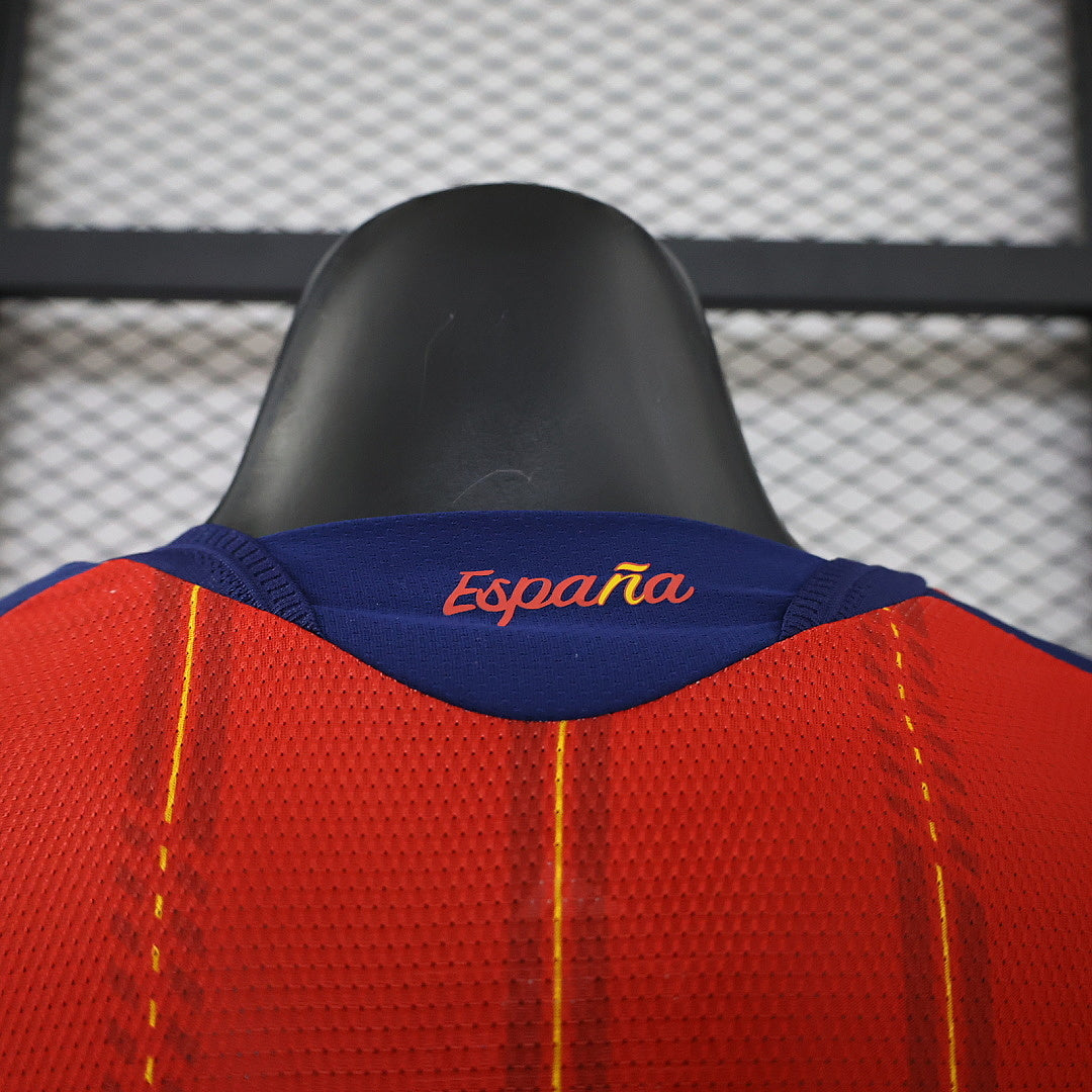 2026 Spagna 2 Stelle Home World Cup Kit Manica Lunga Versione Giocatore