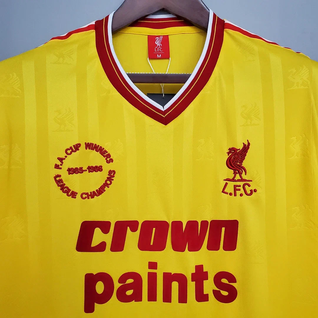 Maglia retrò Liverpool Trasferta 1985/1986 Vincitore FA Cup & Campione di Lega