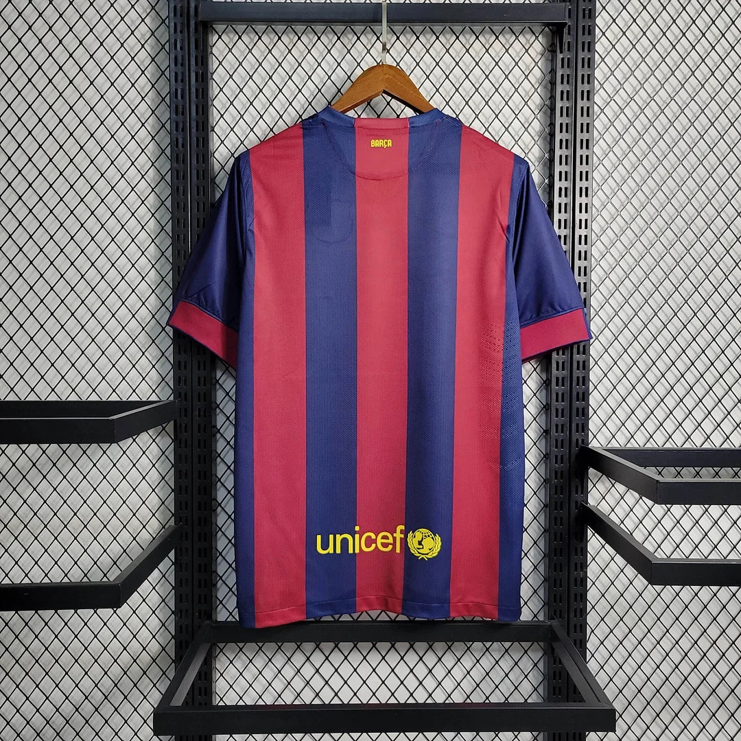 2014-2015 Retro Barcelona Home Jersey