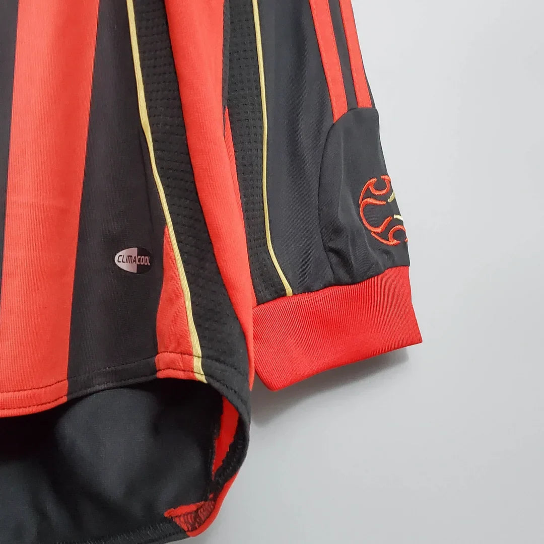 Maillot Rétro Domicile AC Milan Manches Longues 2006/2007