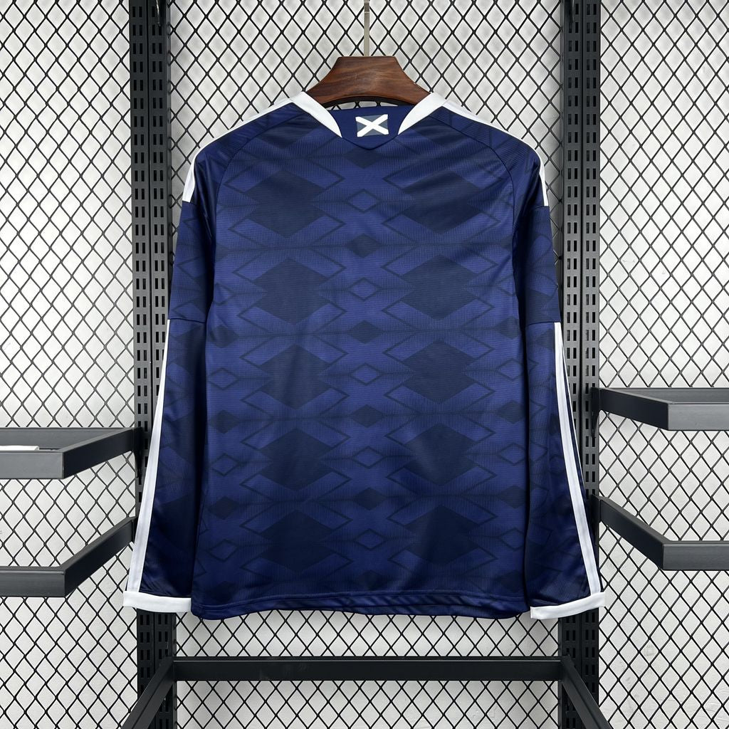 Maglia Fan Versione Maniche Lunghe Scozia Home Coppa del Mondo 2026
