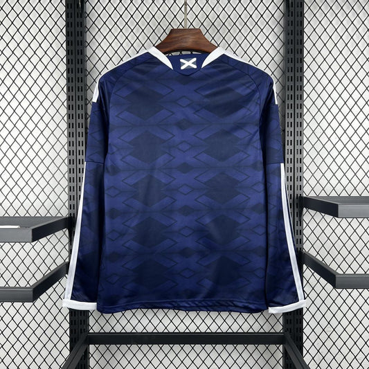 Maglia Fan Versione Maniche Lunghe Scozia Home Coppa del Mondo 2026