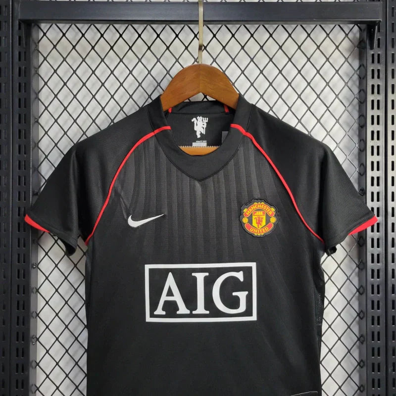 Maglia da trasferta Manchester United 2007/2008 taglia bambino
