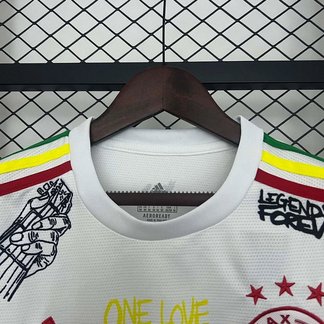 Maillot Ajax "Bob Marley" White Édition Limitée