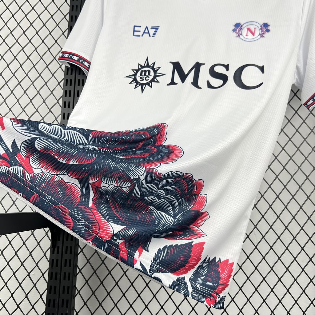 Maillot en édition limitée Napoli « Bianco Fiorito »