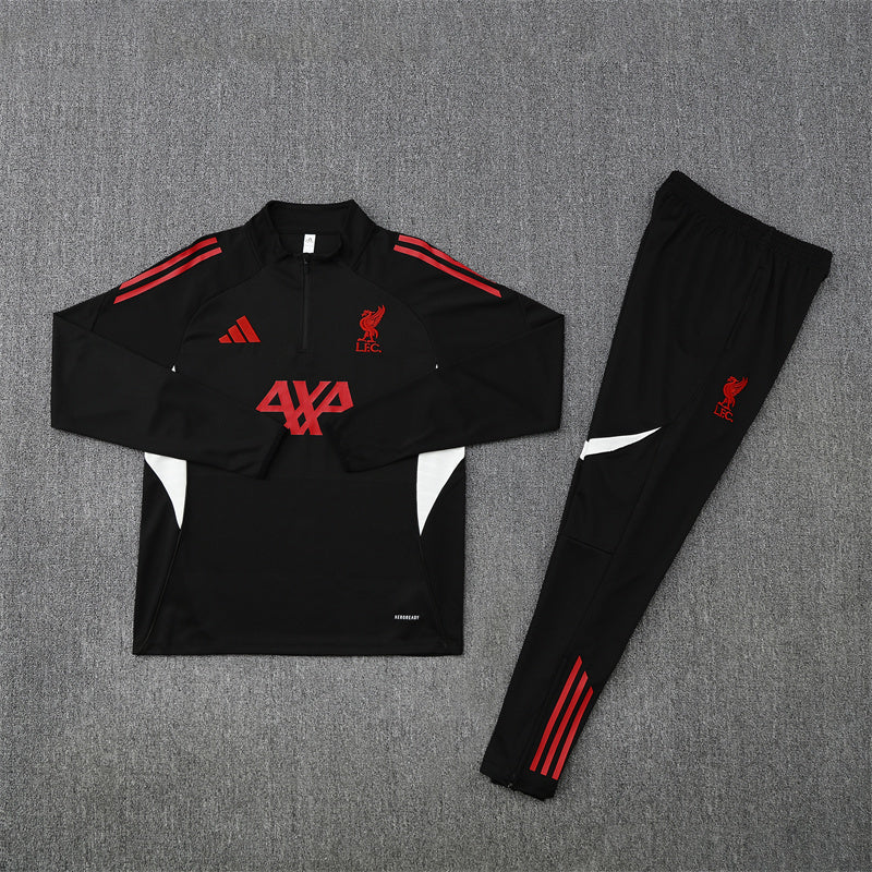 Tuta Liverpool nera e rossa 2025/2026