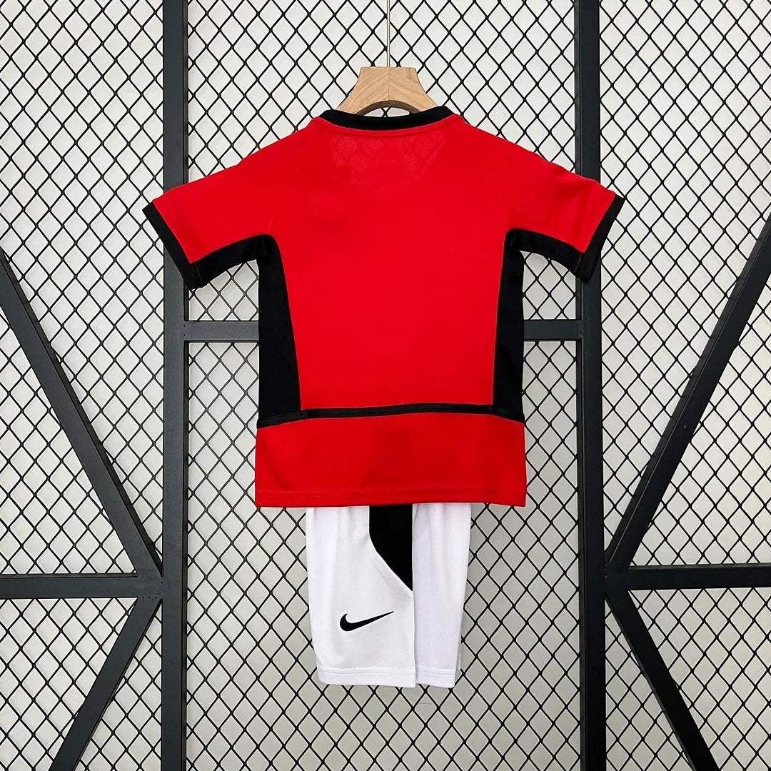 2002/2004 Maillot de Foot Rétro Enfant Manchester United Domicile