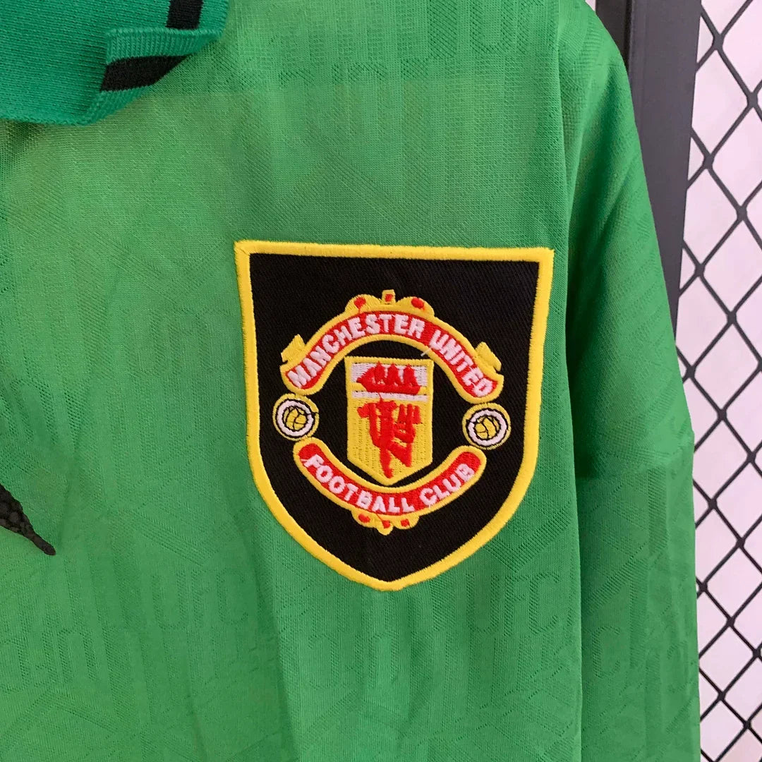 Maillot Rétro Manchester United Troisième Extérieur Manches Longues 1992/1994