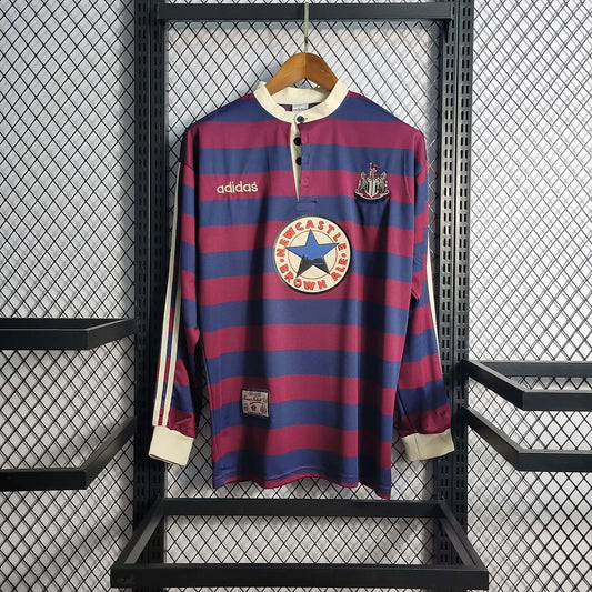 Maglia retrò Newcastle United da trasferta a maniche lunghe 1995-1996