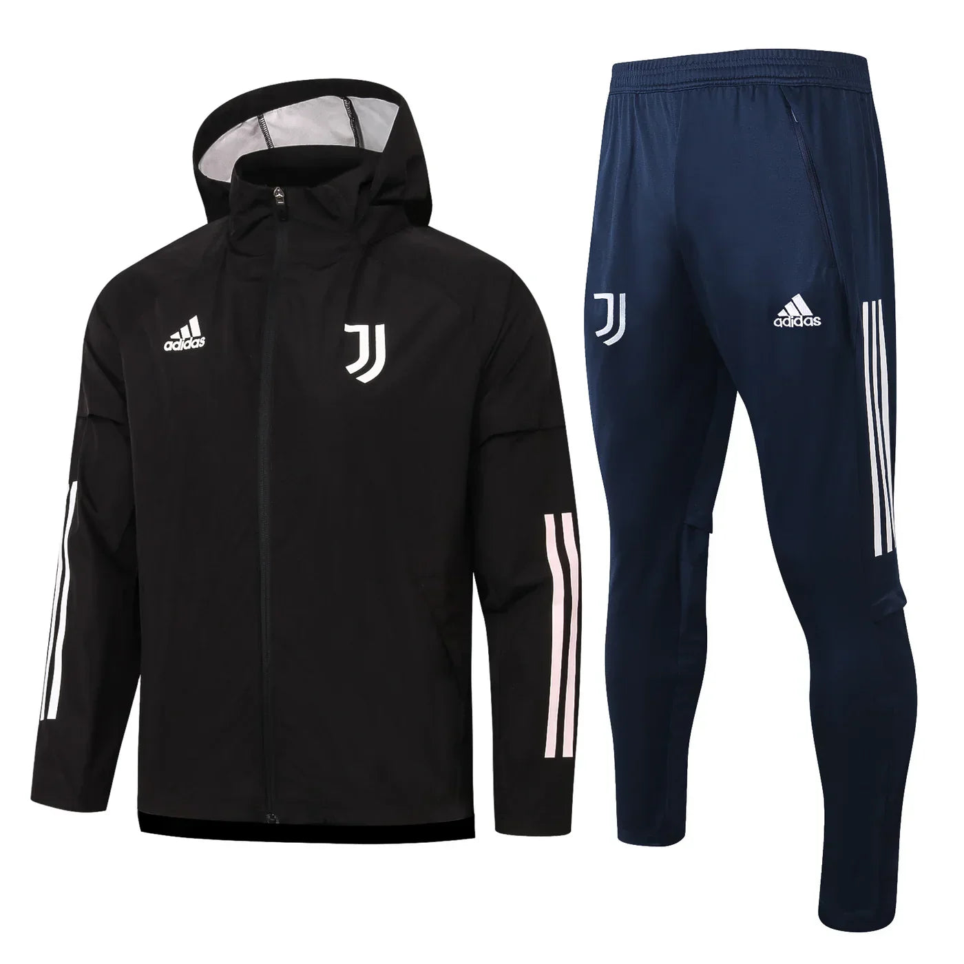 Juventus 2024/2025 Giacca a Vento Nera e Blu