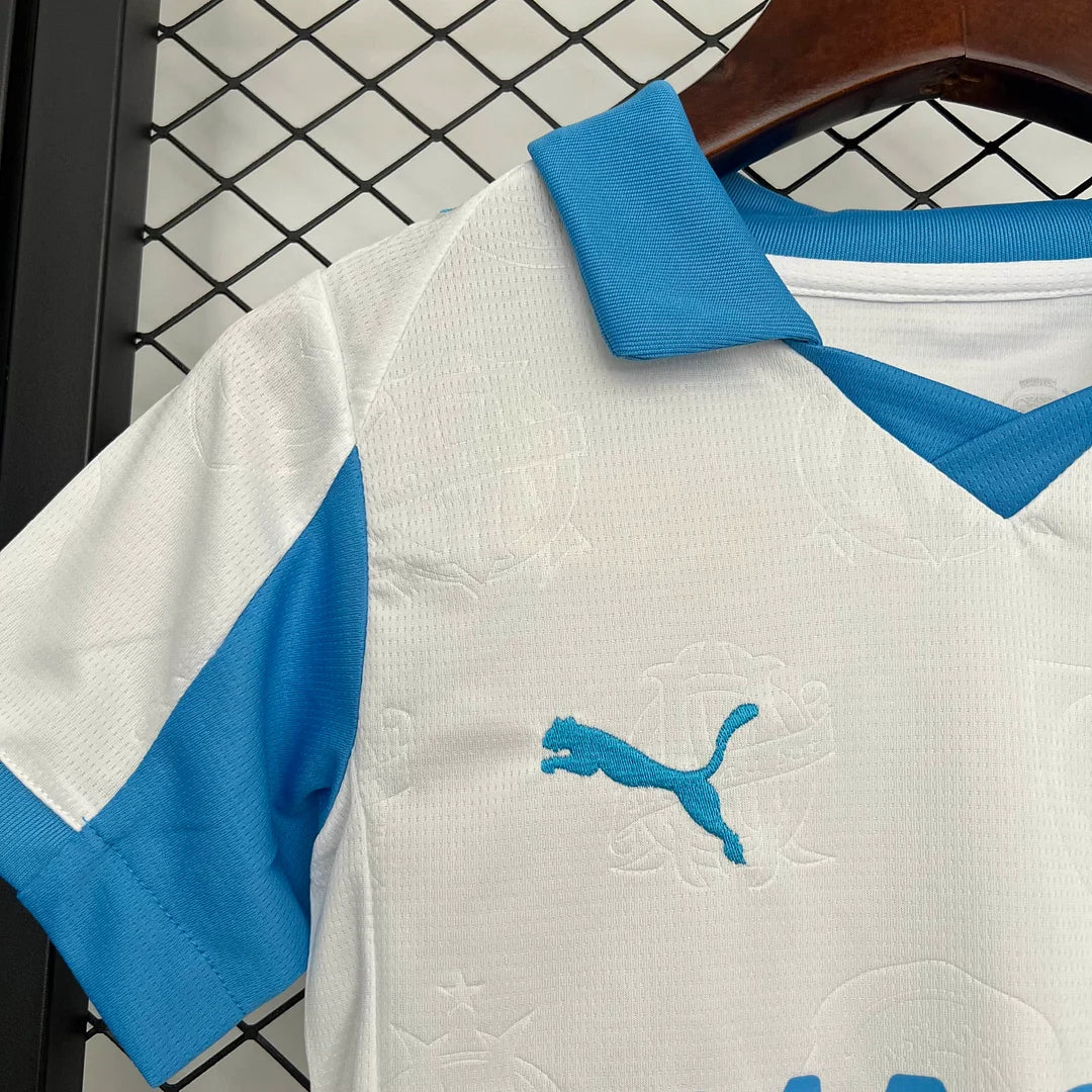 Divisa casa Olympique Marsiglia 2025/2026 taglia bambino
