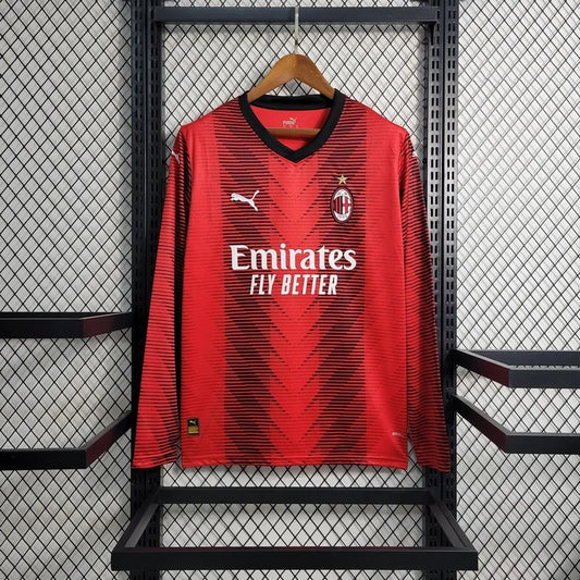 Maglia Home Manica Lunga AC Milan 2023/2024