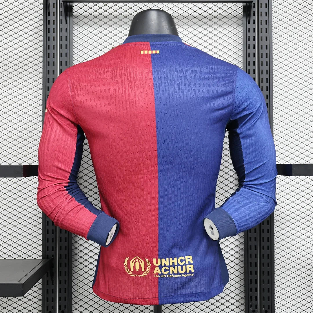 2024/2025 Barcelona Home Kit Long Sleeve