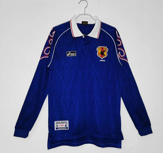 Maillot Domicile Rétro Japon 1998-1999 Manches Longues