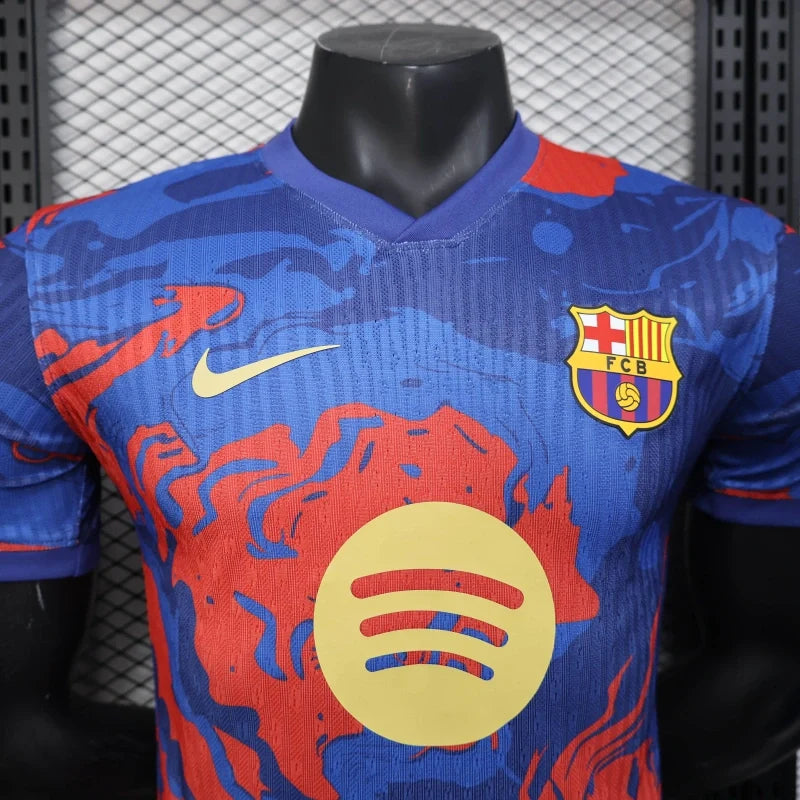 Maillot en édition limitée "Electric Swirl" du FC Barcelone