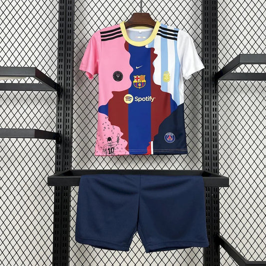 Maglia Messi 10 Tutte le squadre Edizione limitata Taglia bambino