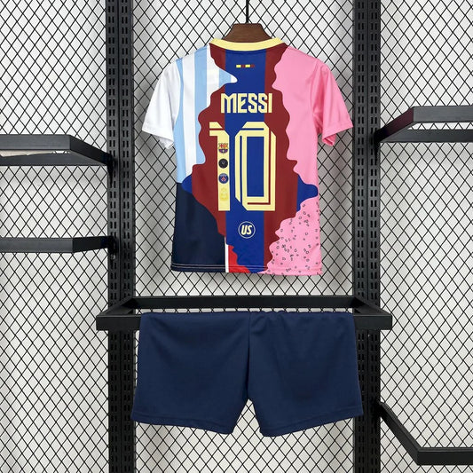 Maglia Messi 10 Tutte le squadre Edizione limitata Taglia bambino