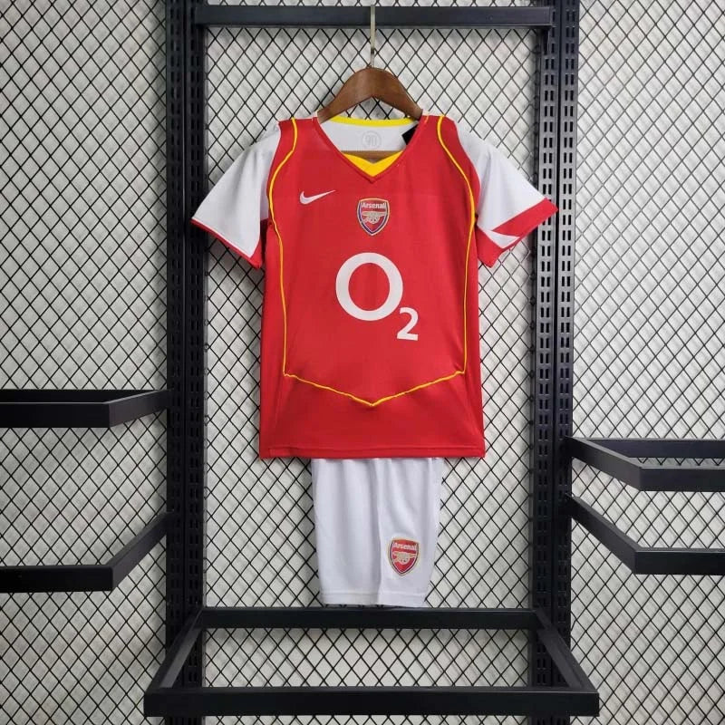 Maillot de Foot Arsenal Domicile Rétro 2004-2005 Taille Enfant