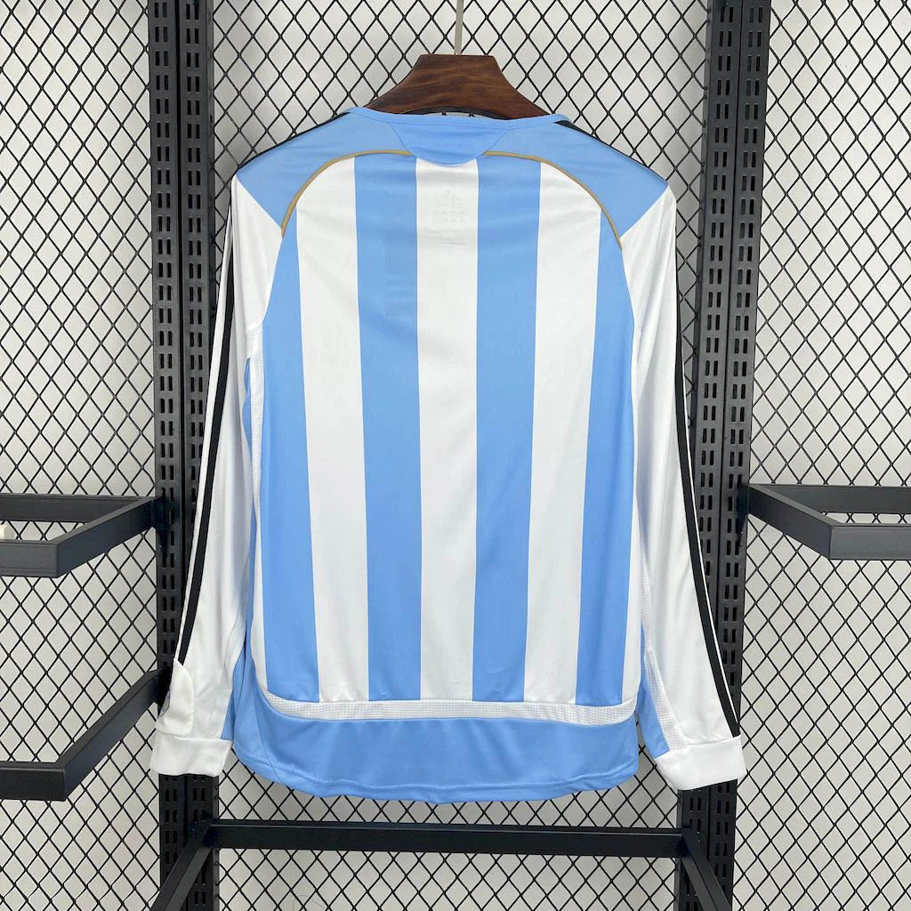 2006 Retro Argentina Home Long Sleeve