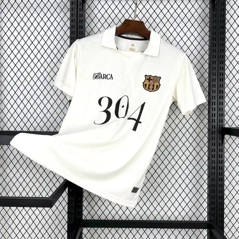 Maillot limité blanc Lamine Yamal du FC Barcelone