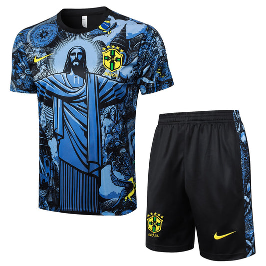 Set da allenamento blu "Jesus" Brasile