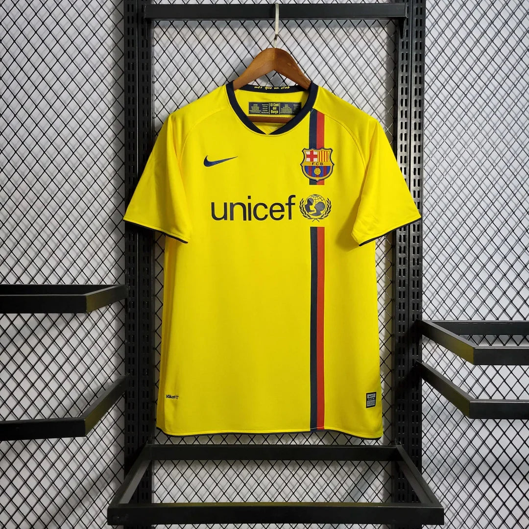 Maglia da trasferta del Barcellona del 2008-2009 in stile retrò