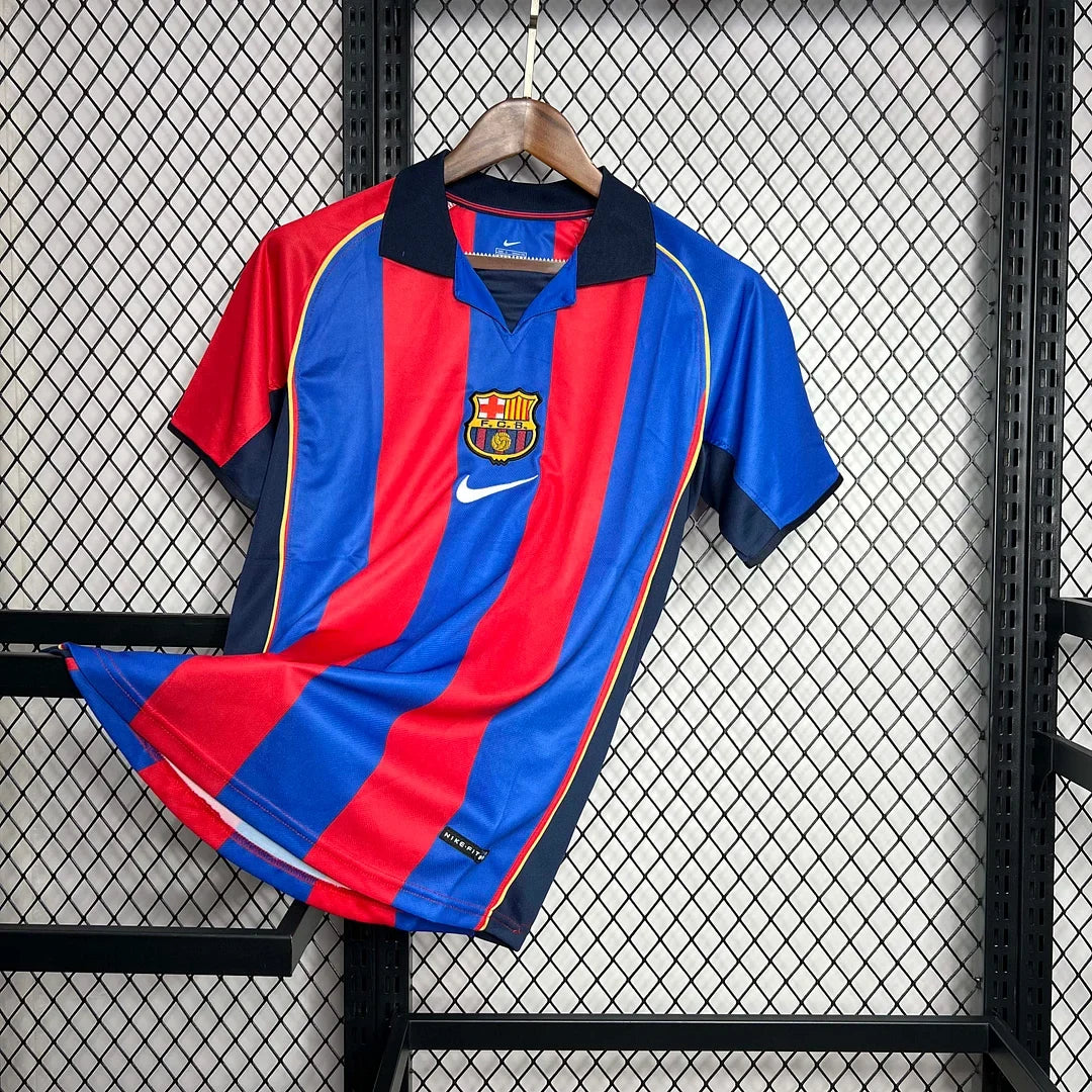 2001/2002 Retro Barcelona Home Jersey