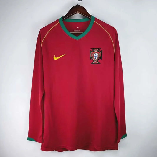 Maillot domicile manches longues du Portugal Rétro 2006