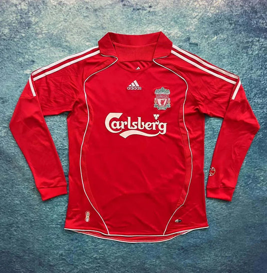 Maglia retrò Liverpool Home manica lunga 2006-2007