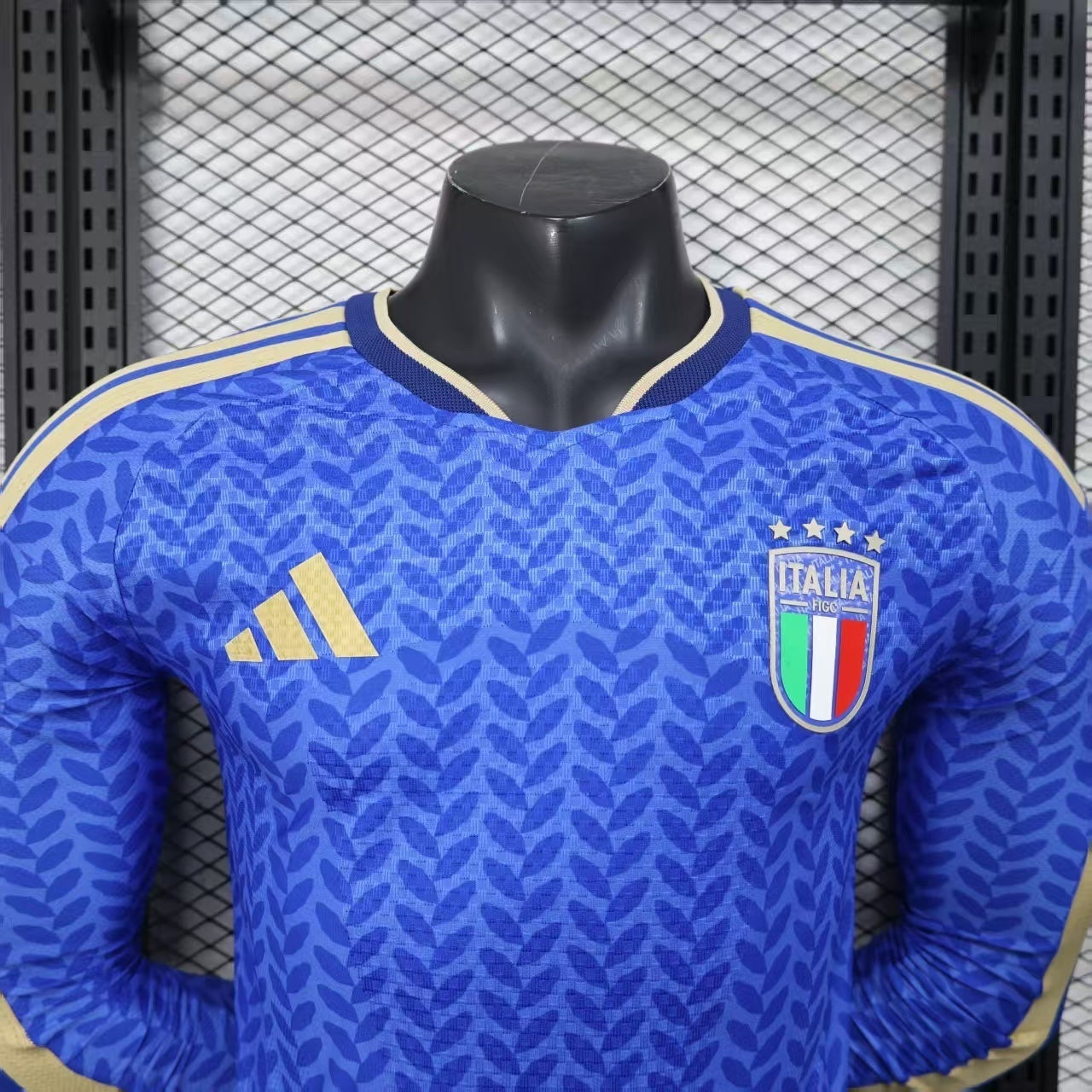Divisa Italia Home Coppa del Mondo 2026 Manica Lunga Versione Giocatore