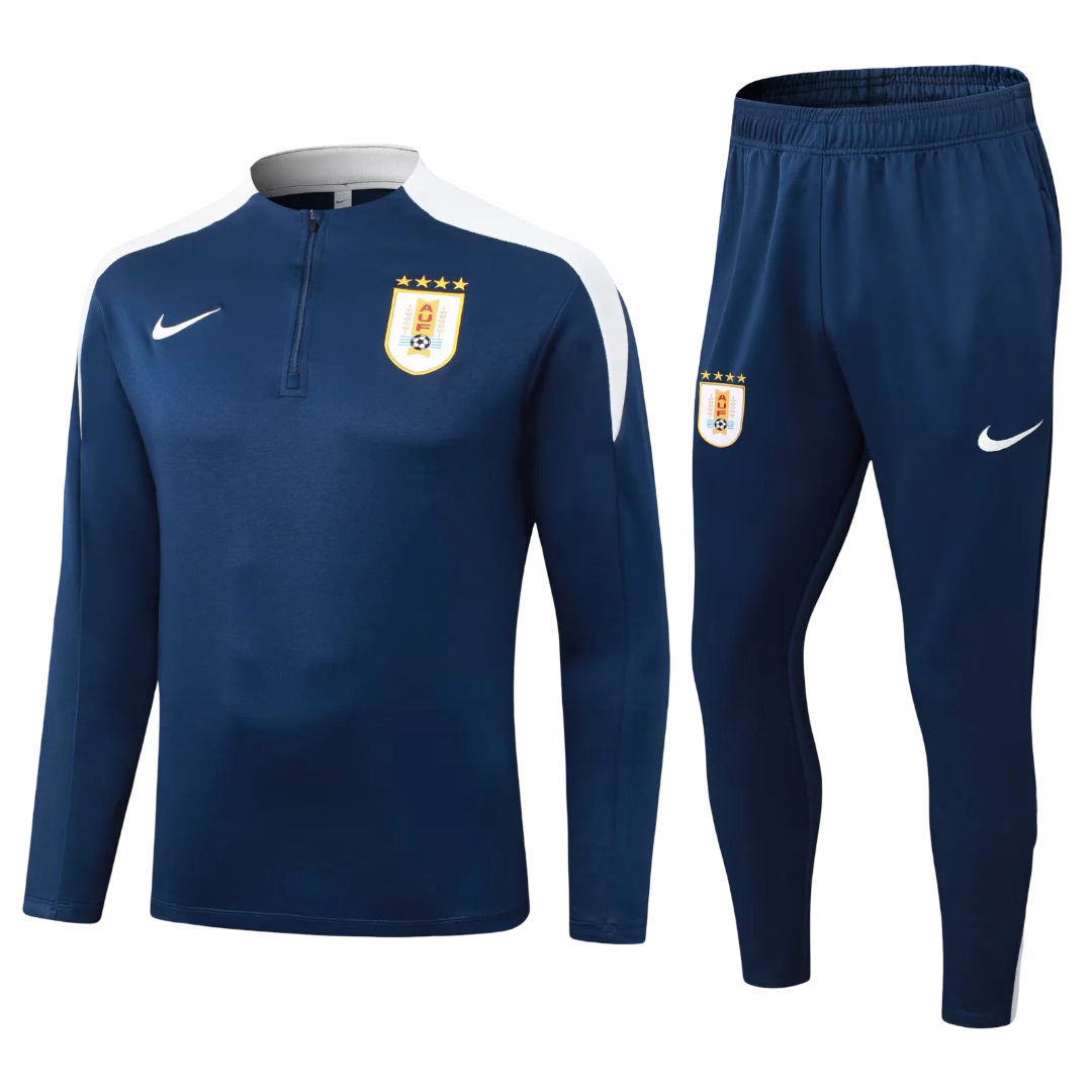 Tuta Uruguay blu scuro 2025