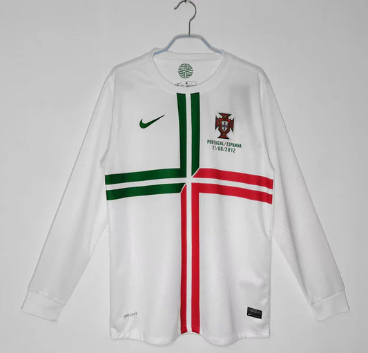 Maillot Extérieur Rétro Portugal 2012-2013 Manches Longues