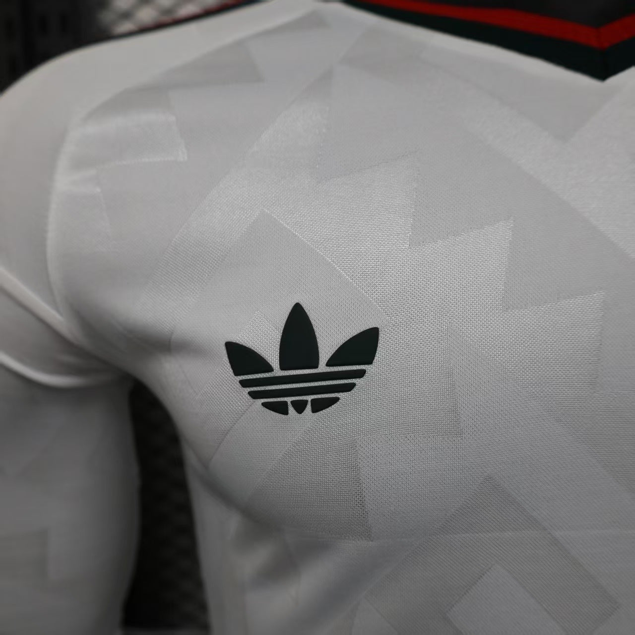 Maglia Messico Trasferta Mondiale 2026 Maniche Lunghe Versione Giocatore