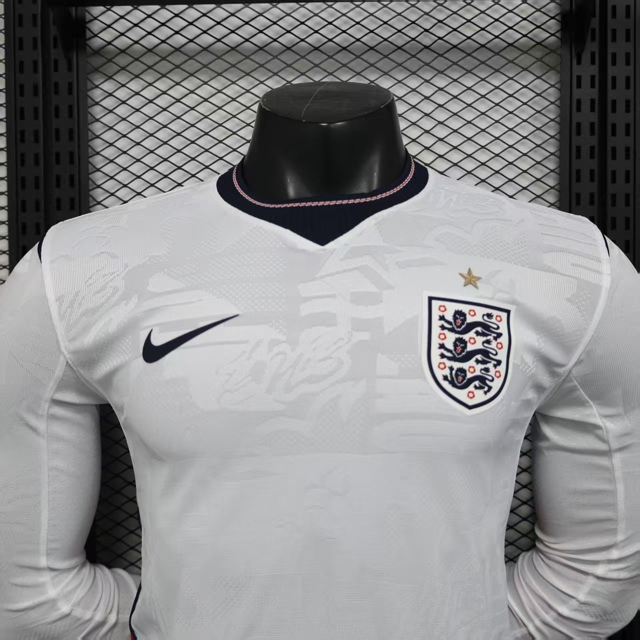 Maillot domicile manches longues version joueur Angleterre Coupe du monde 2026