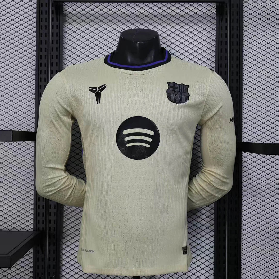 Maillot Extérieur Barcelone Manches Longues 2025-2026