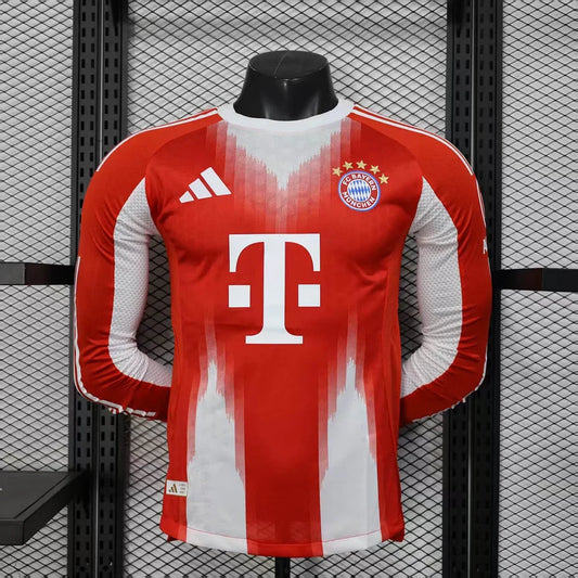 2025/2026 Bayern Monaco Home Manica Lunga