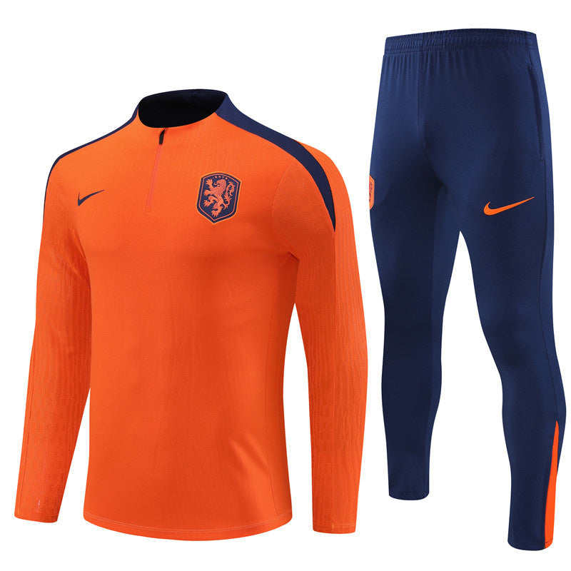 Survêtement Pays-Bas orange et bleu marine