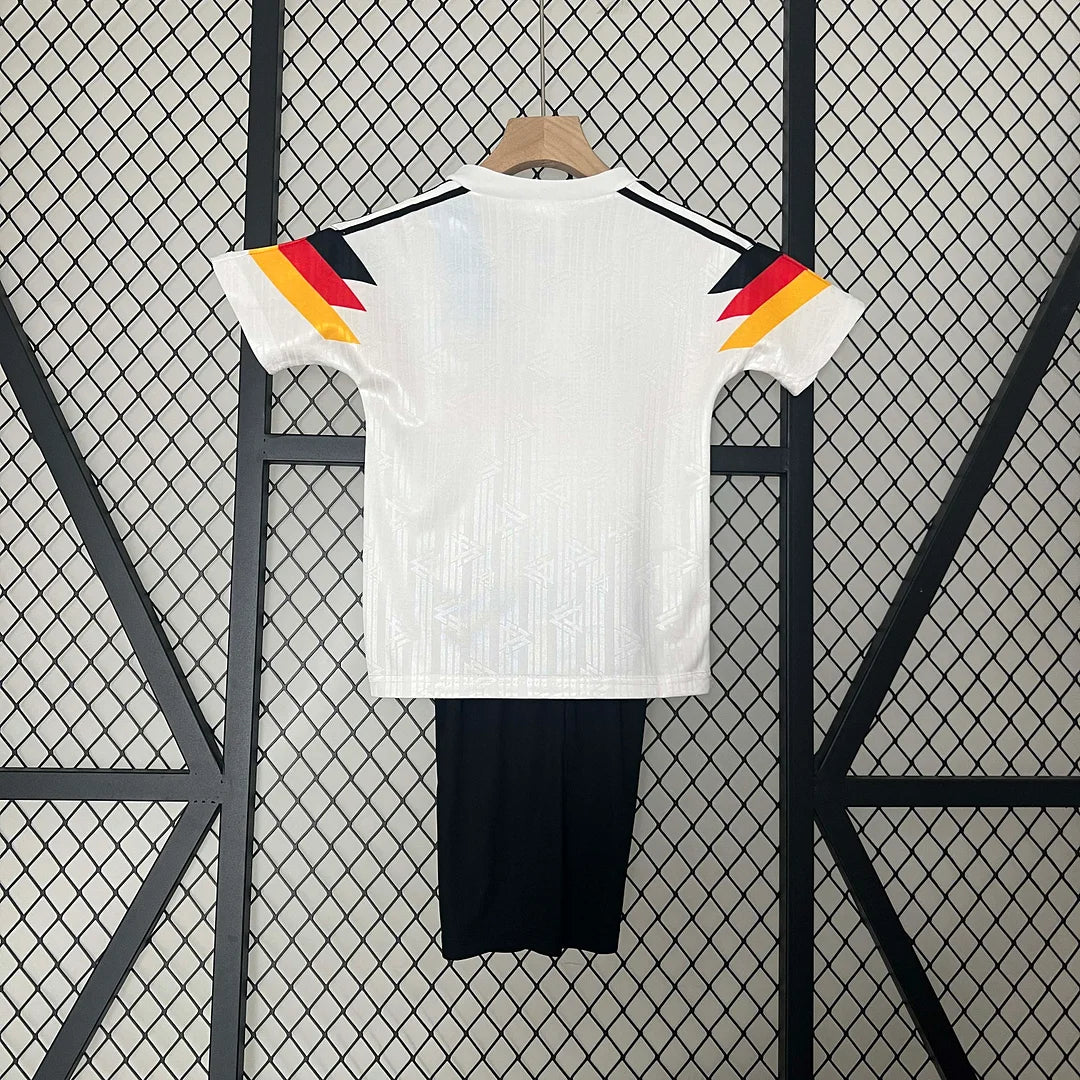 Maillot Domicile Allemagne Rétro 1990 Taille Enfant