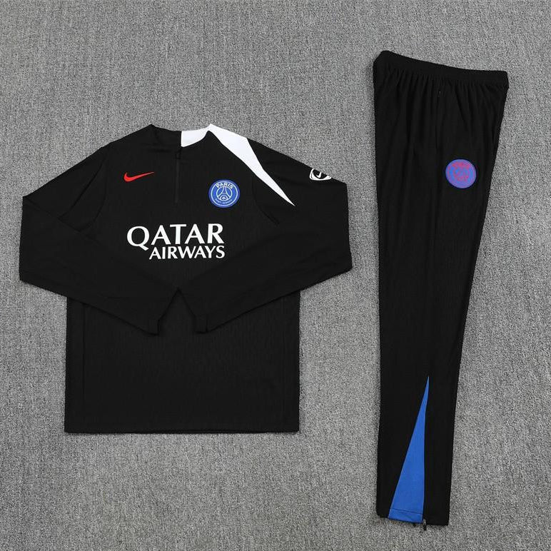 Survêtement noir du PSG 2025/2026