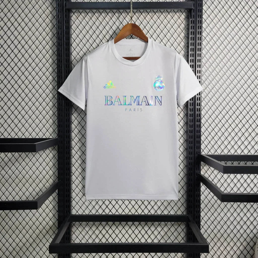 Maillot "Balmain" Blanc Édition Limitée Real Madrid