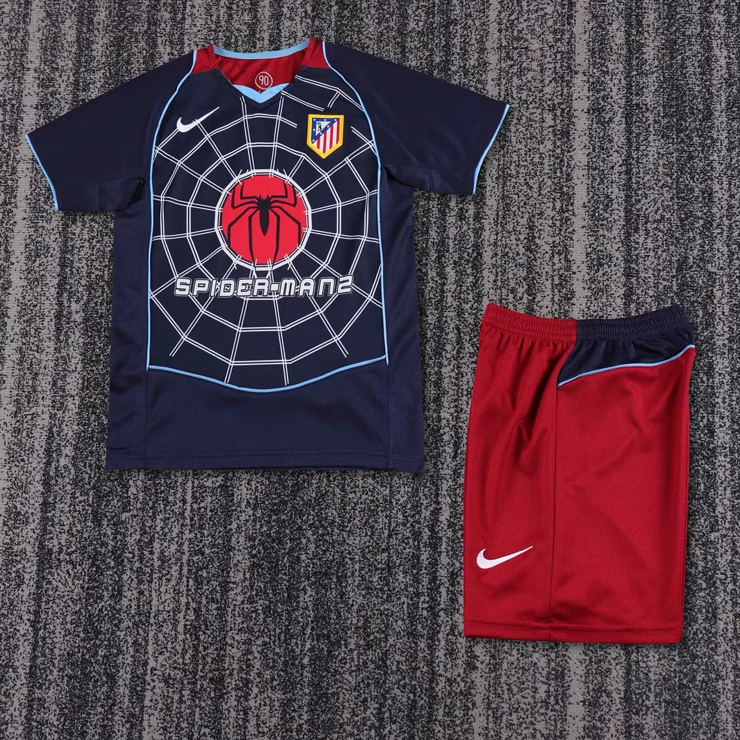 Completo da Trasferta Atletico Madrid 2004/2005 Retro Taglia Bambino