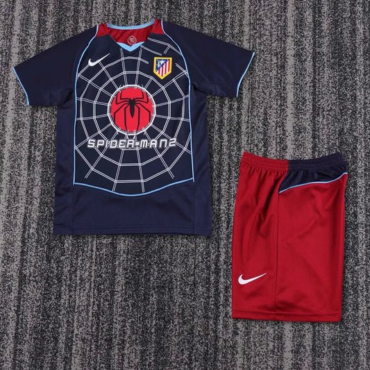Completo da Trasferta Atletico Madrid 2004/2005 Retro Taglia Bambino