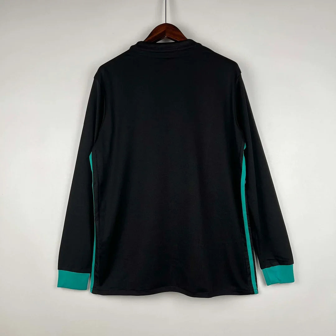 Maglia da trasferta a maniche lunghe Real Madrid 2017/2018 in stile retrò