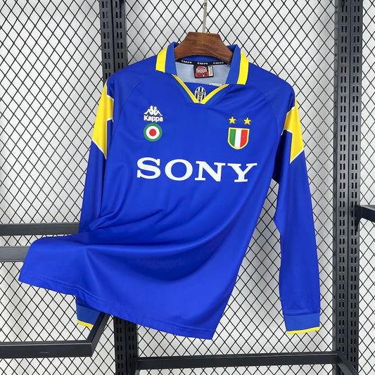Maglia da trasferta a maniche lunghe Juventus retro 1995-1996