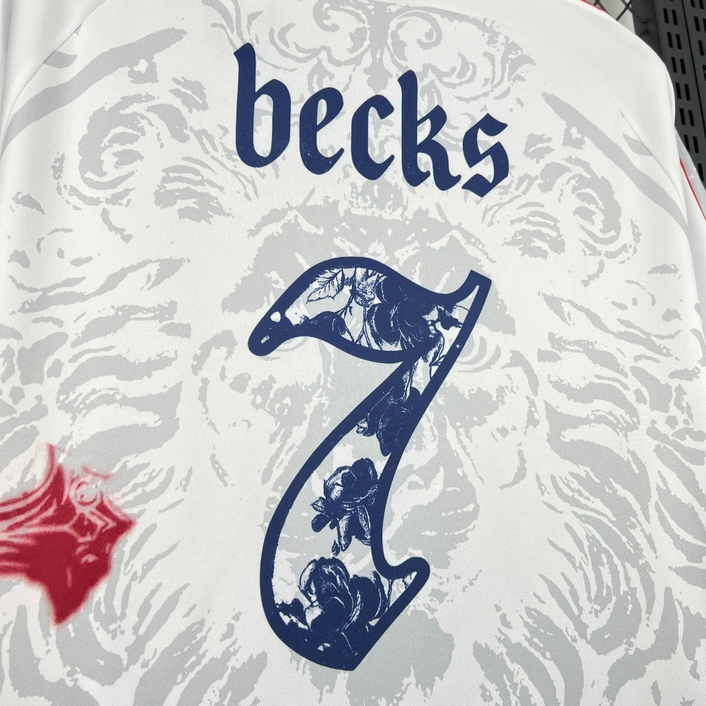 Maillot "Becks 7" Angleterre Édition Limitée