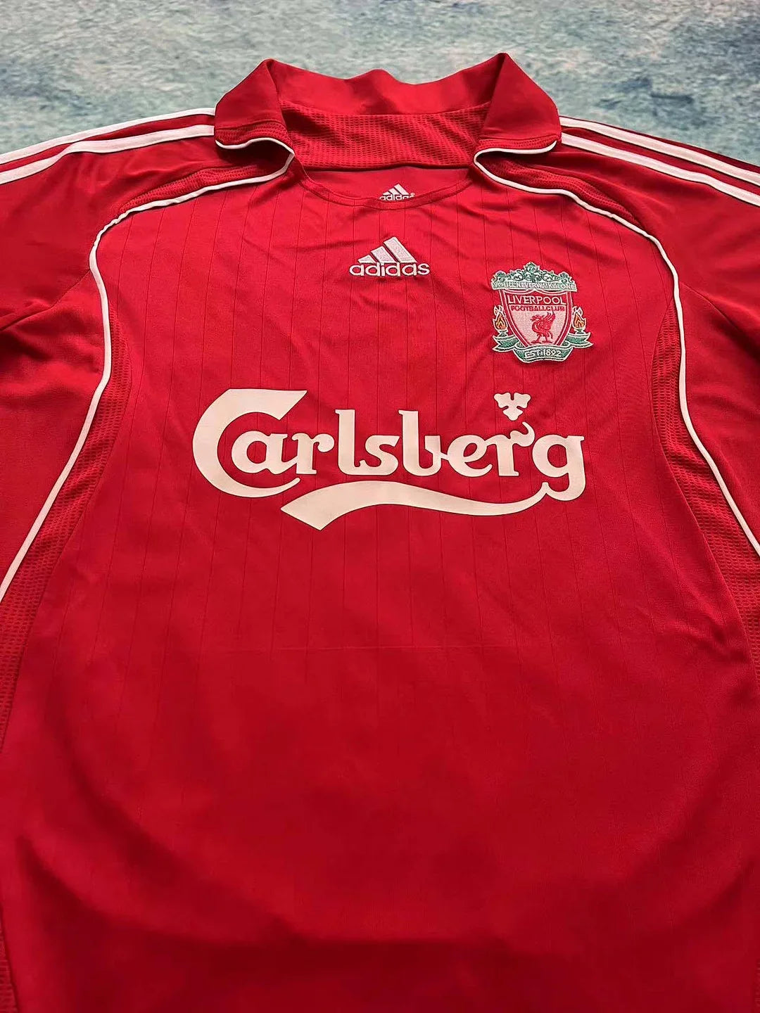 Maillot domicile rétro de Liverpool à manches longues 2006-2007