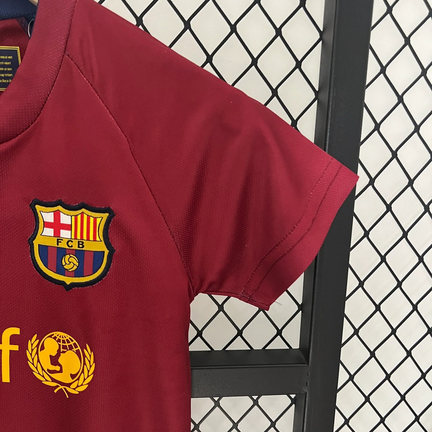 Maillot Rétro Domicile Barcelone 2008/2009 Taille Enfant