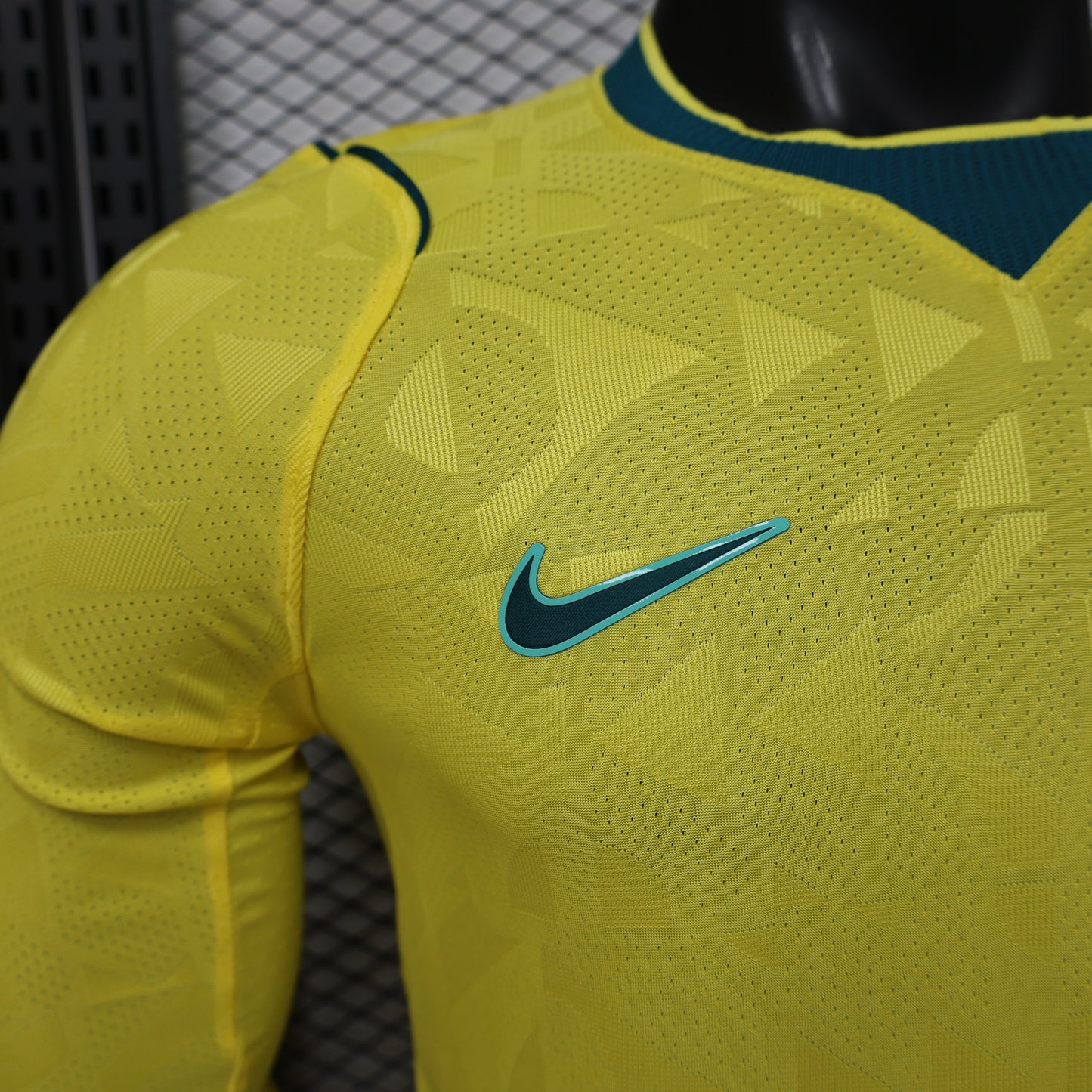 Maillot domicile manches longues version joueur Brésil Coupe du Monde 2026