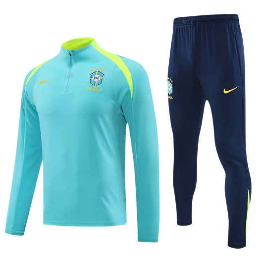 Survêtement Brésil vert et bleu